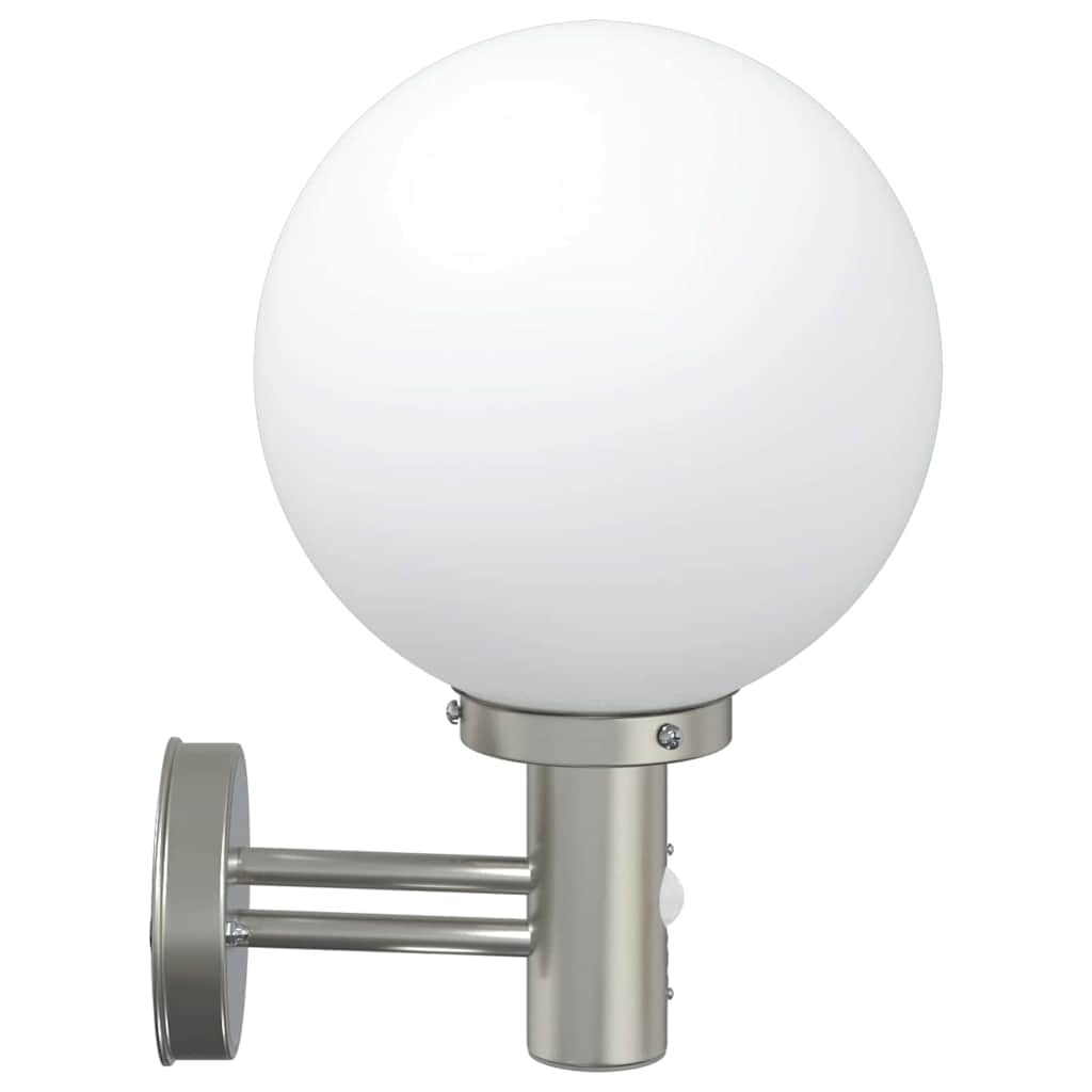 Vanjska zidna lampa 2 pcs Srebrno 28 x 25 x 38 cm