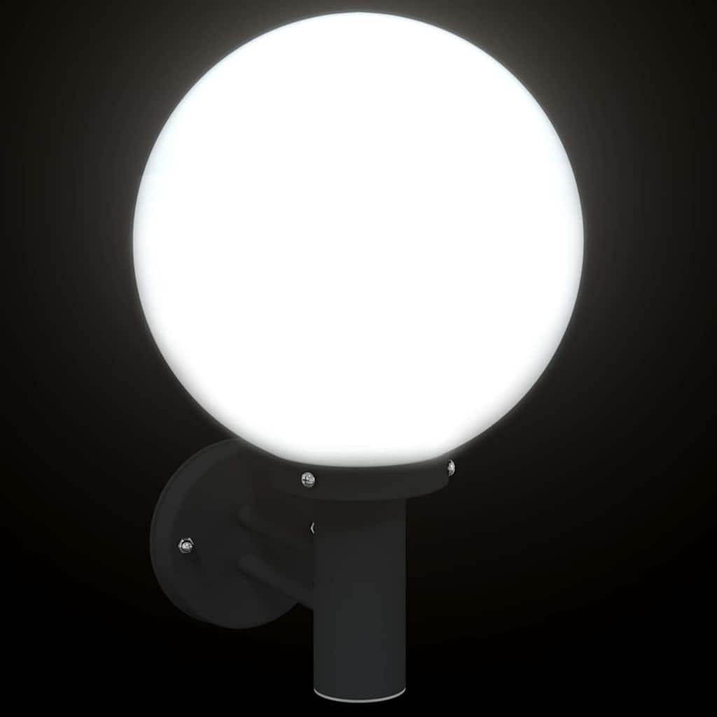 Vanjska zidna lampa 2 pcs Crna 28 x 25 x 38 cm