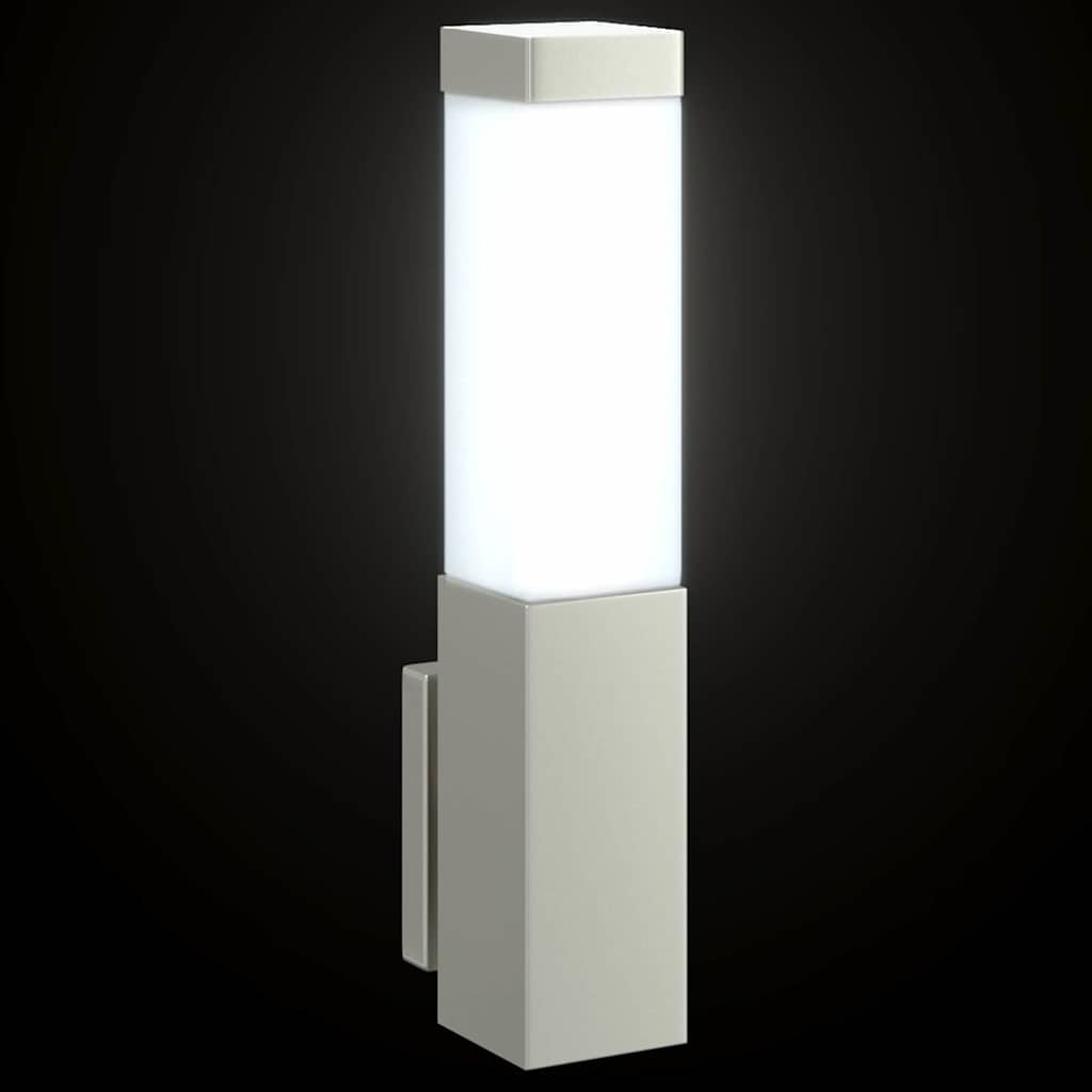 Vanjska zidna lampa Srebrno 10.5 x 6 x 33 cm