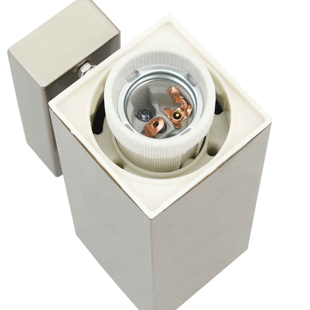 Vanjska zidna lampa 2 pcs Srebrno 10.5 x 6 x 33 cm