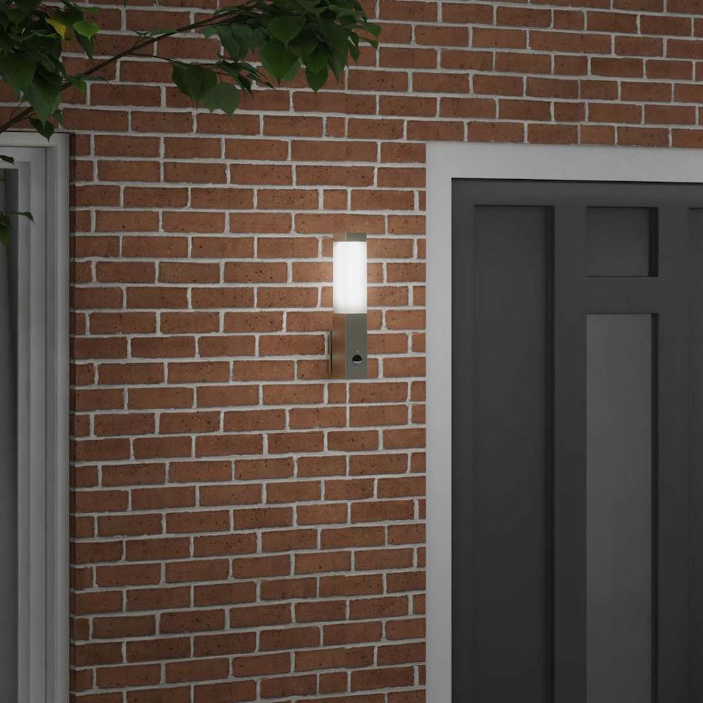 Vanjska zidna lampa Srebrno 10.5 x 6 x 33 cm