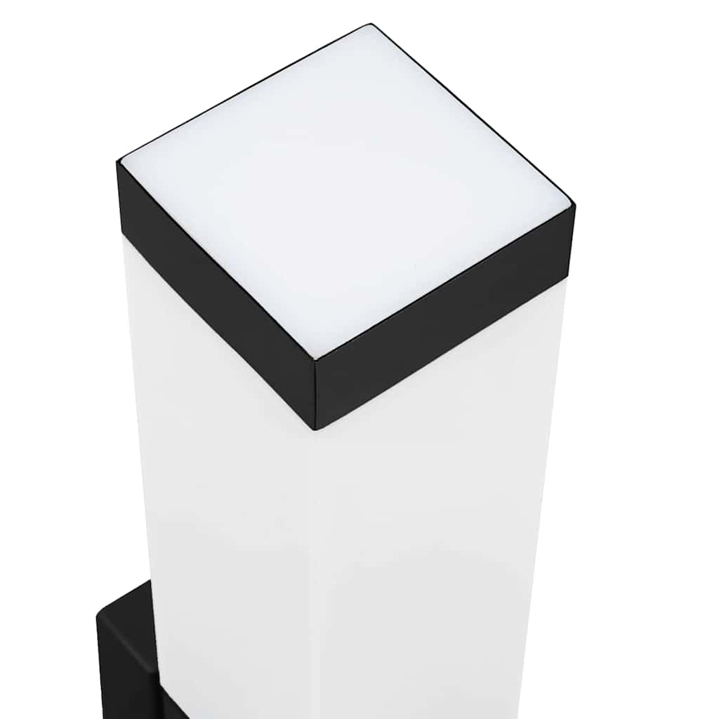 Vanjska zidna lampa 2 pcs Crna 10.5 x 6 x 33 cm