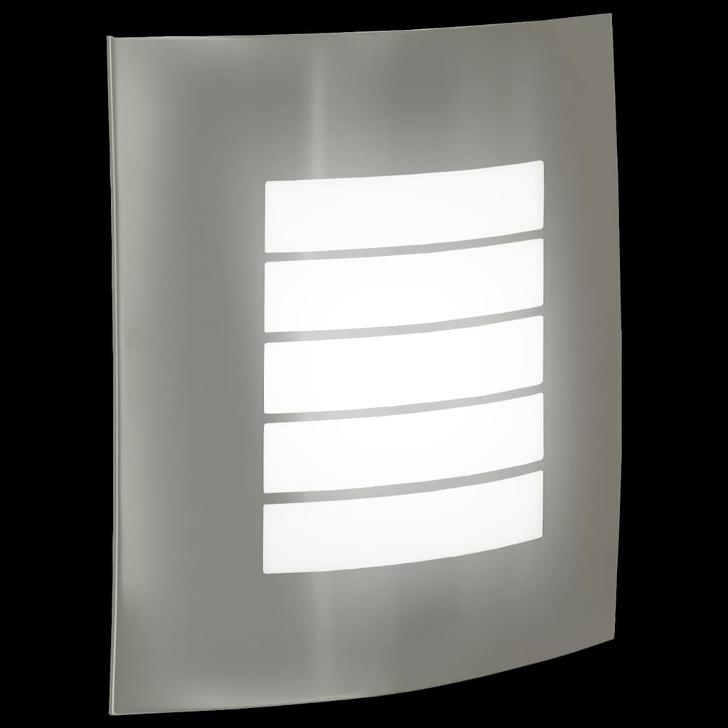 Vanjska zidna lampa 2 pcs Srebrno 23.5 x 9 x 26 cm