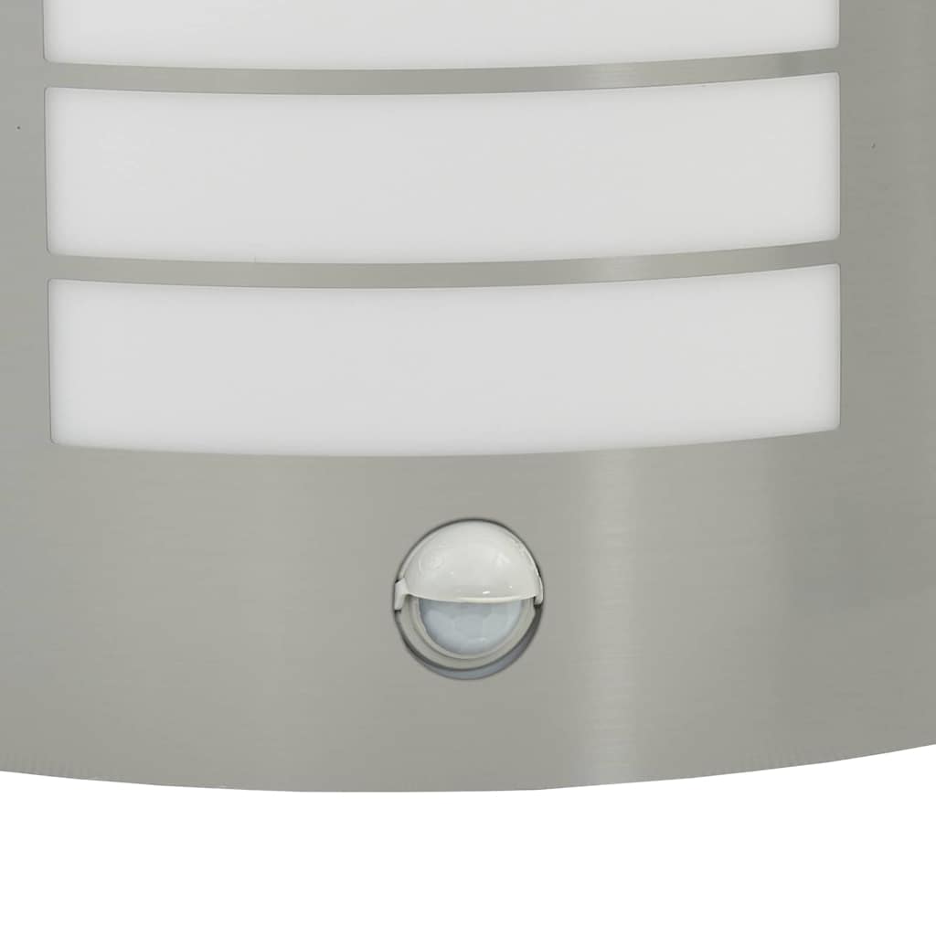 Vanjska zidna lampa 2 pcs Srebrno 23.5 x 9 x 26 cm