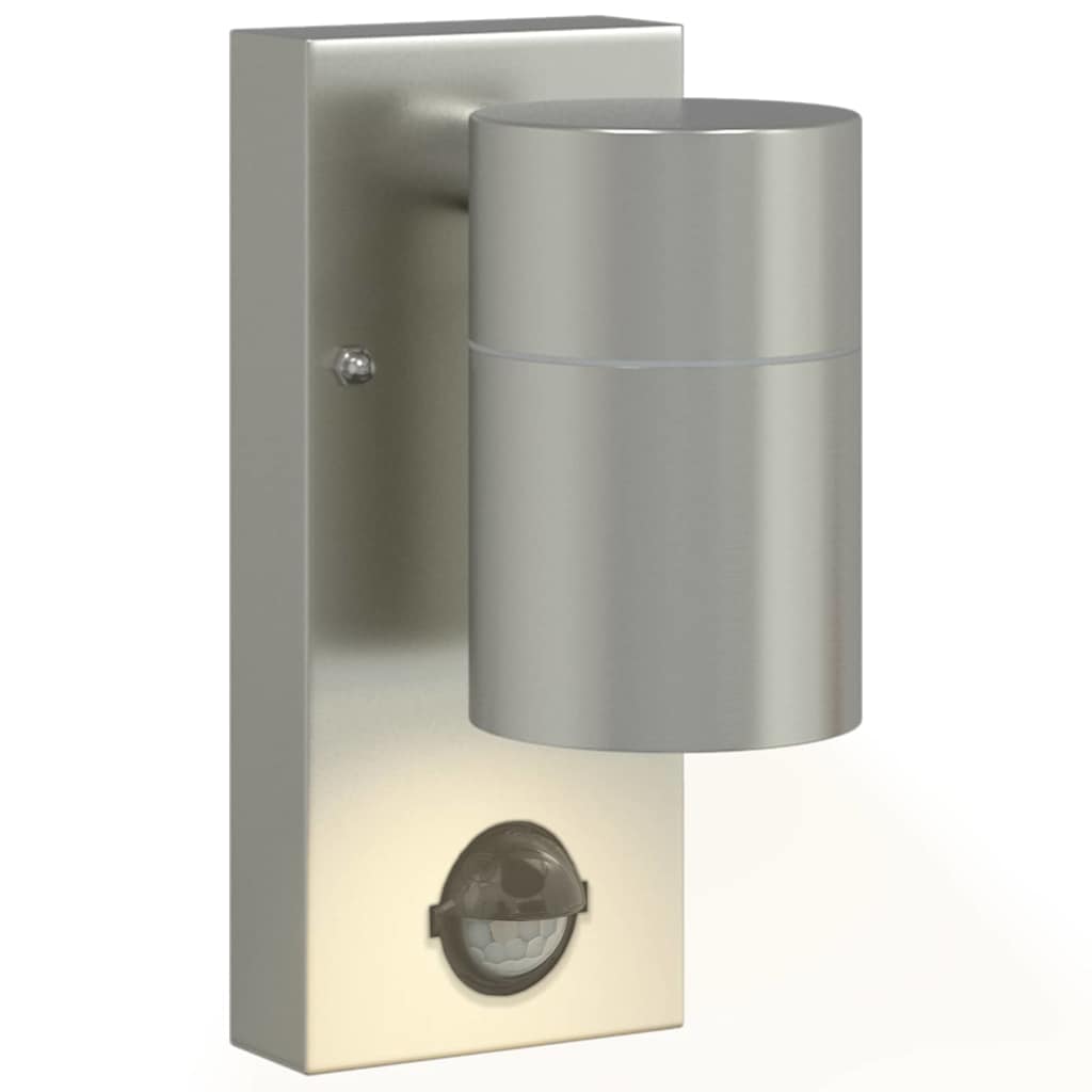 Vanjska zidna lampa 2 pcs Srebrno 6,5 x 10,5 x 16 cm