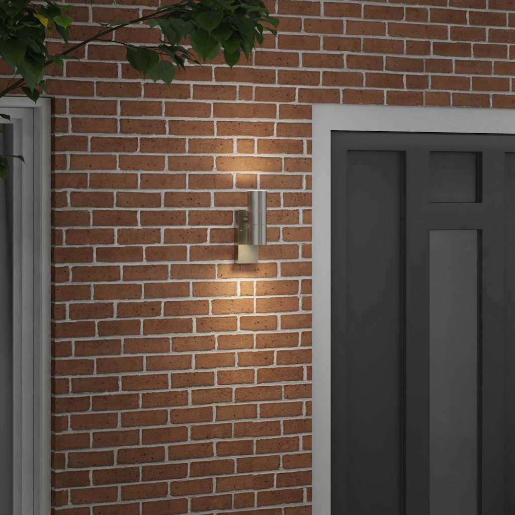 Vanjska zidna lampa Srebrno 7 x 10 x 22 cm