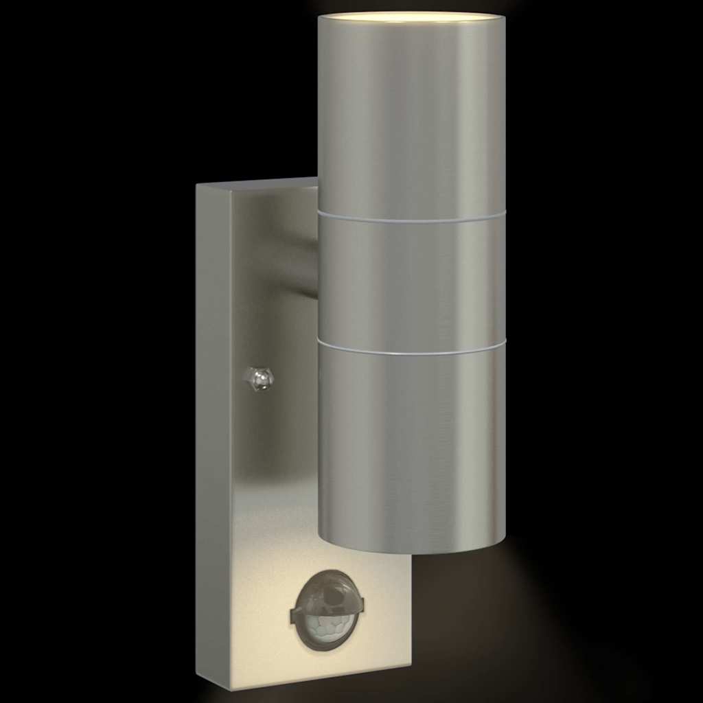 Vanjska zidna lampa Srebrno 7 x 10 x 22 cm