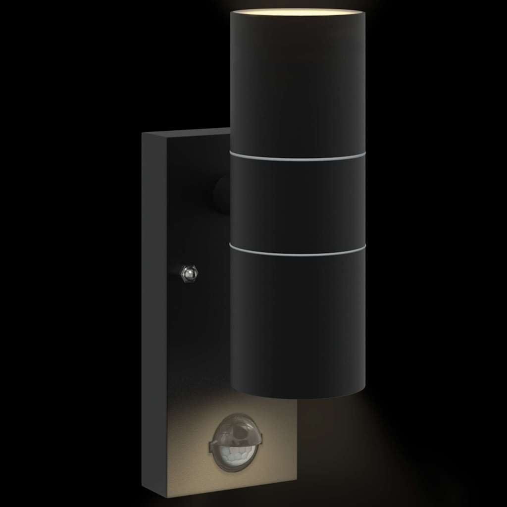 Vanjska zidna lampa Crna 7 x 10 x 22 cm