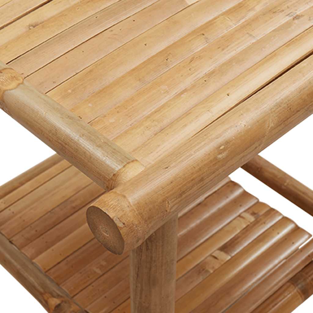 Stolić za kavu 45 x 45 x 45 cm od bambusa
