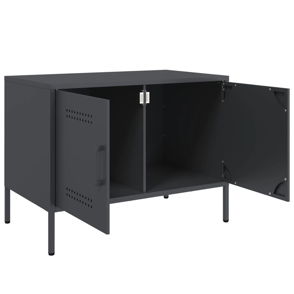 TV ormarić antracit 68 x 39 x 50,5 cm čelični