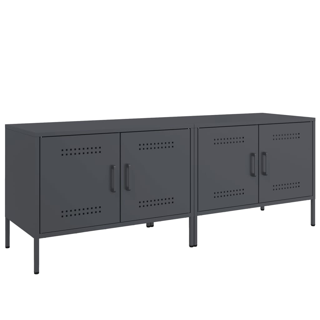 TV ormarići 2 kom antracit 68 x 39 x 50,5 cm čelični