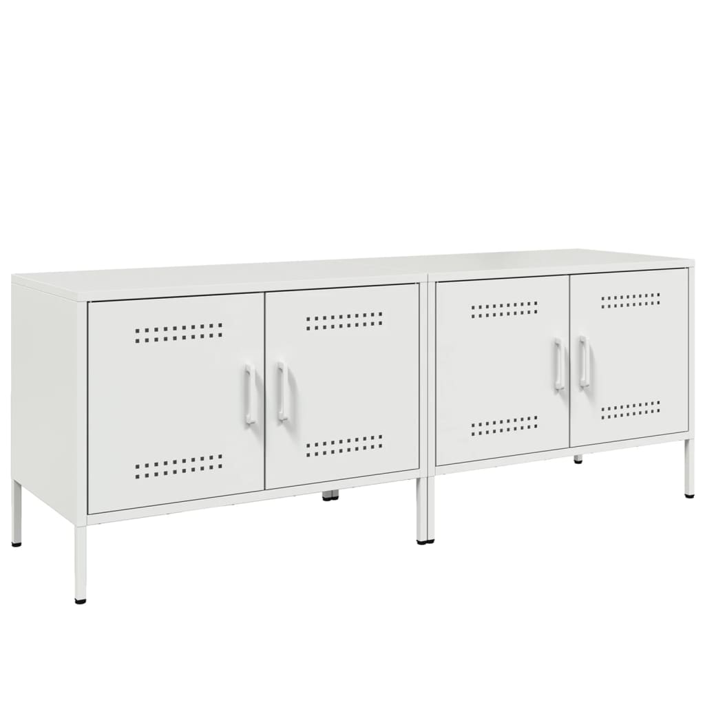 TV ormarići 2 kom bijeli 68 x 39 x 50,5 cm čelični