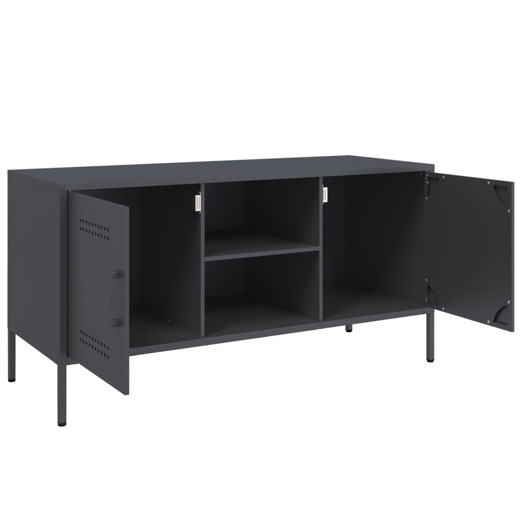 TV ormarić antracit 100,5 x 39 x 50,5 cm čelični