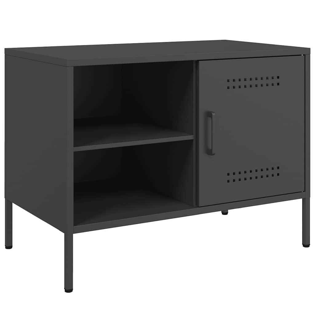TV ormarić crni 68 x 39 x 50,5 cm čelični
