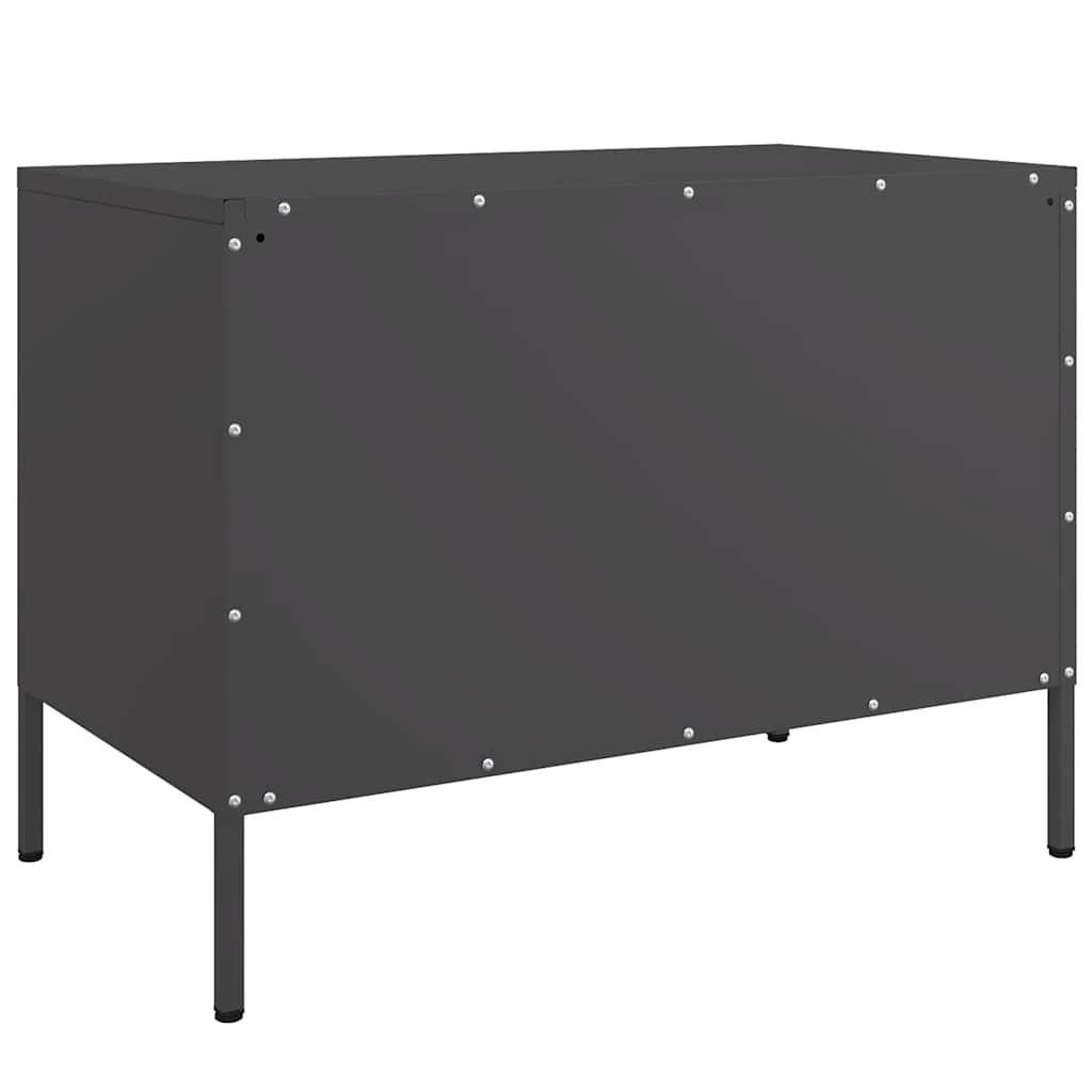 TV ormarić crni 68 x 39 x 50,5 cm čelični