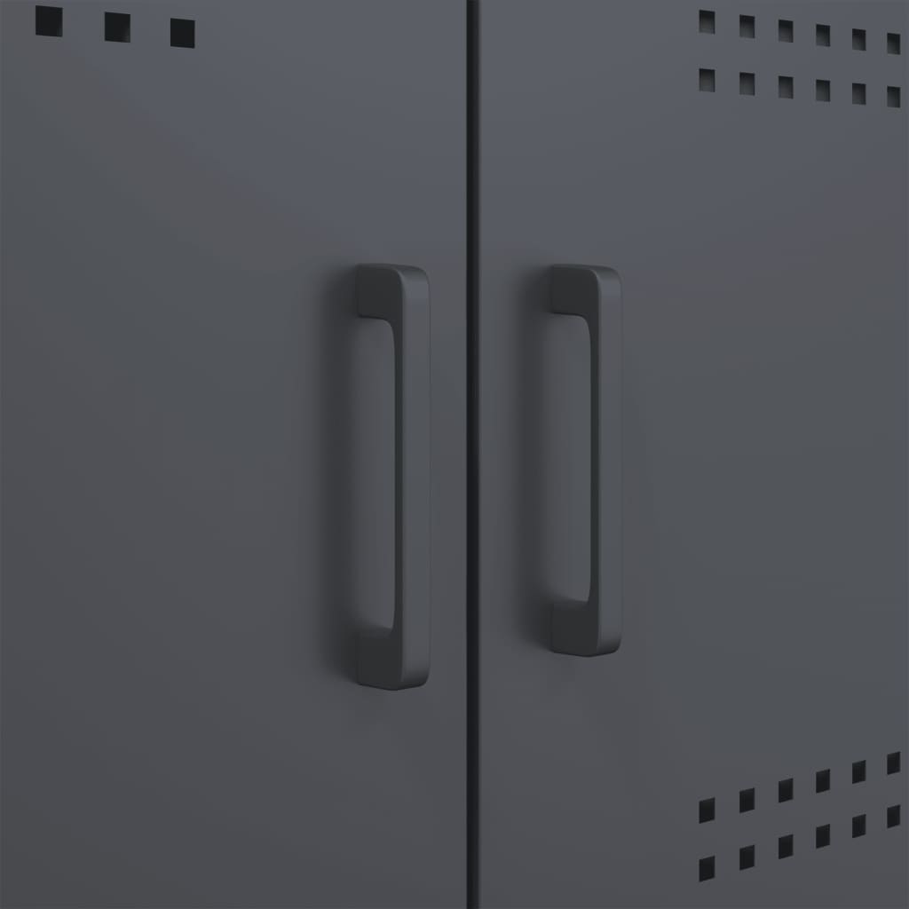 TV ormarići 2 kom antracit 68 x 39 x 50,5 cm čelični