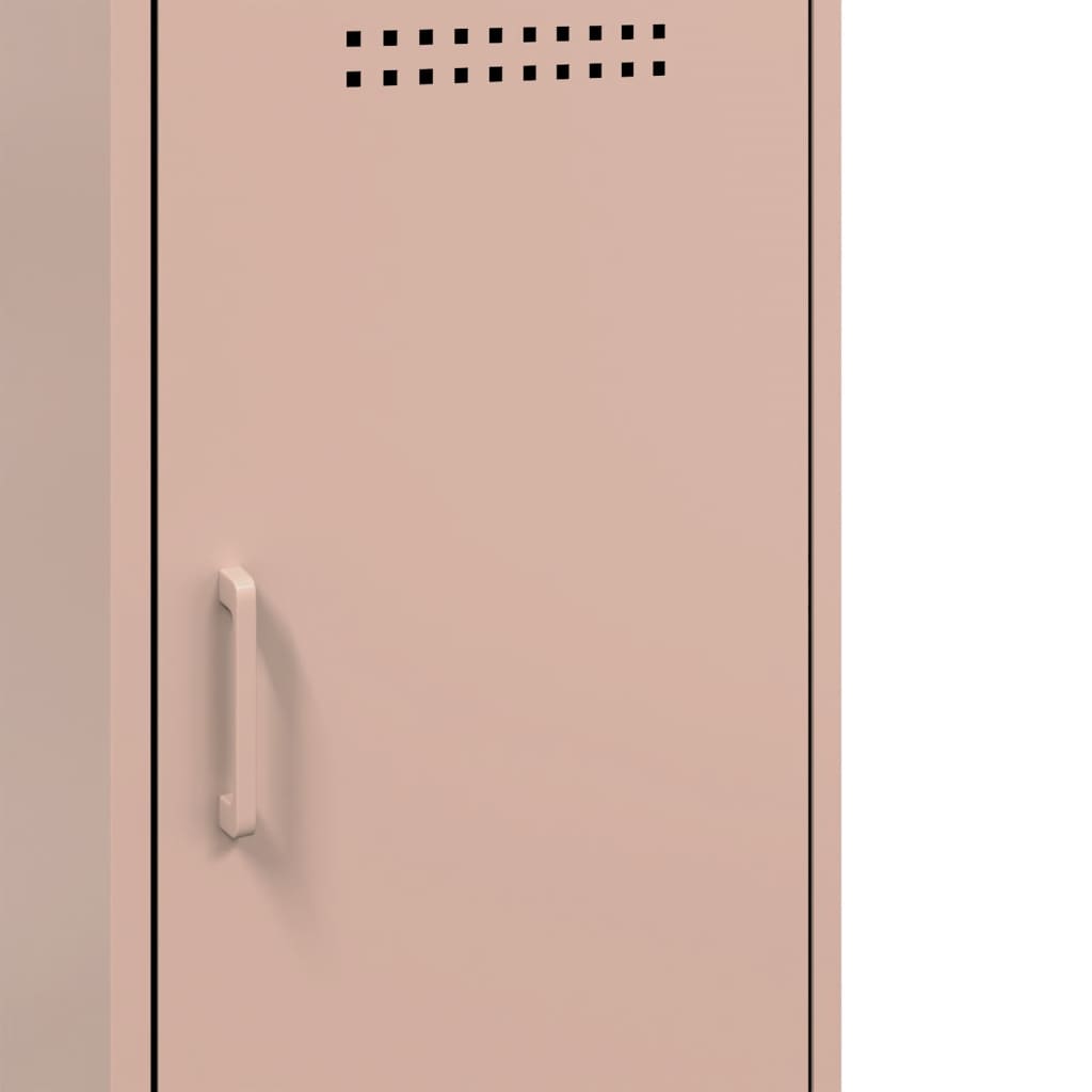 Komoda ružičasta 36x39x79 cm hladno valjani čelik