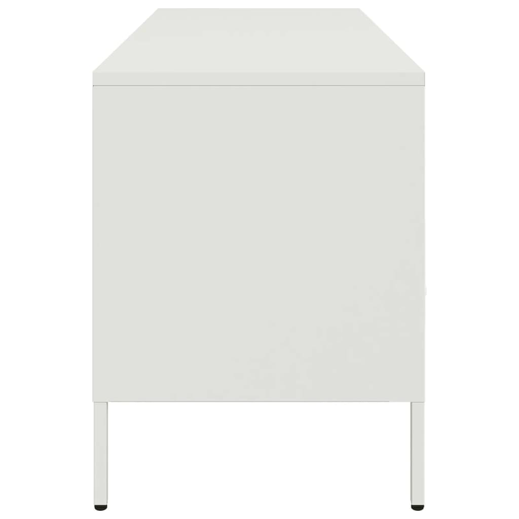 TV ormarić bijeli 100,5 x 39 x 50,5 cm čelični