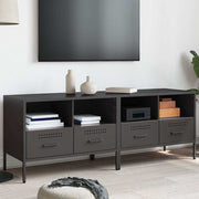 TV ormarići 2 kom crni 68 x 39 x 50,5 cm čelični