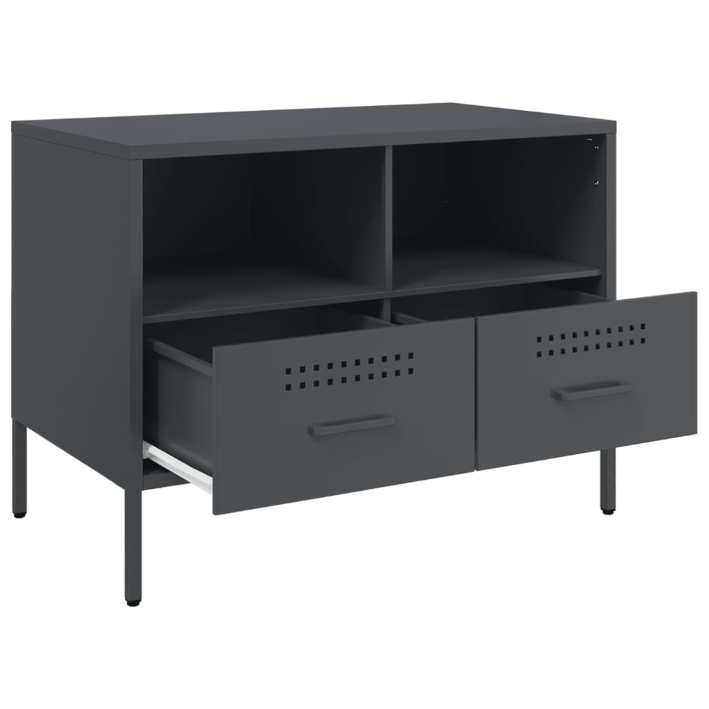 TV ormarići 2 kom antracit 68 x 39 x 50,5 cm čelični