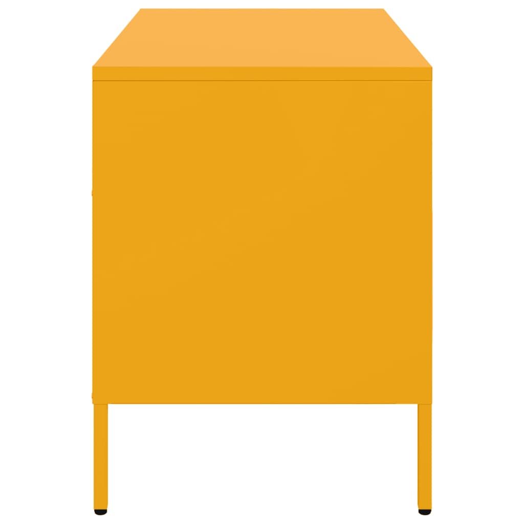 TV ormarići 2 kom boja senfa 68 x 39 x 50,5 cm čelični