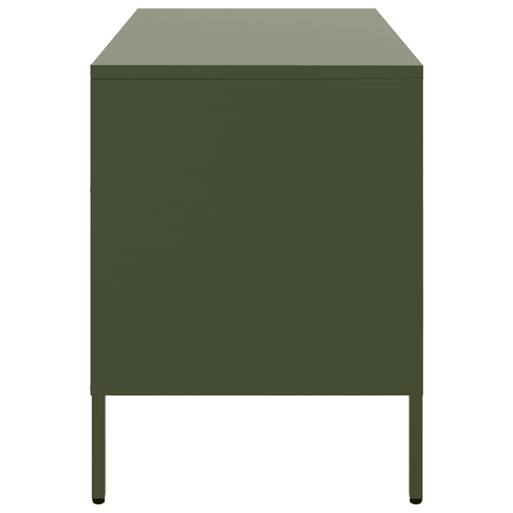 TV ormarić maslinastozeleni 68 x 39 x 50,5 cm čelični