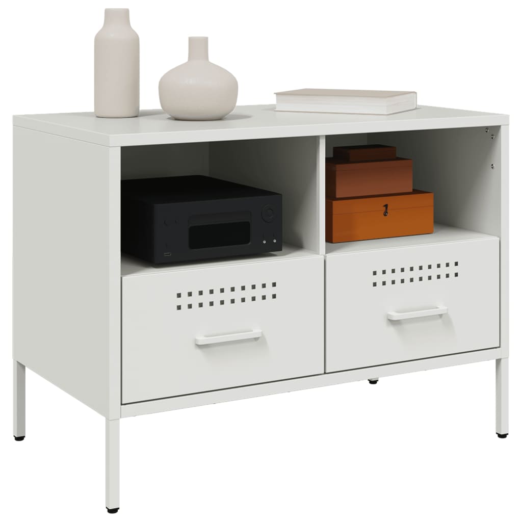 TV ormarić bijeli 68 x 39 x 50,5 cm čelični
