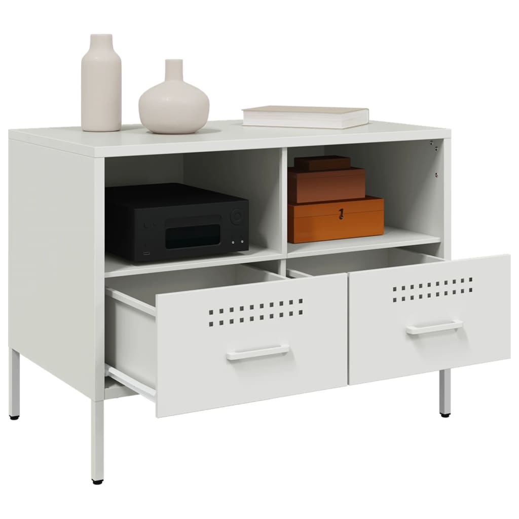 TV ormarići 2 kom bijeli 68 x 39 x 50,5 cm čelični