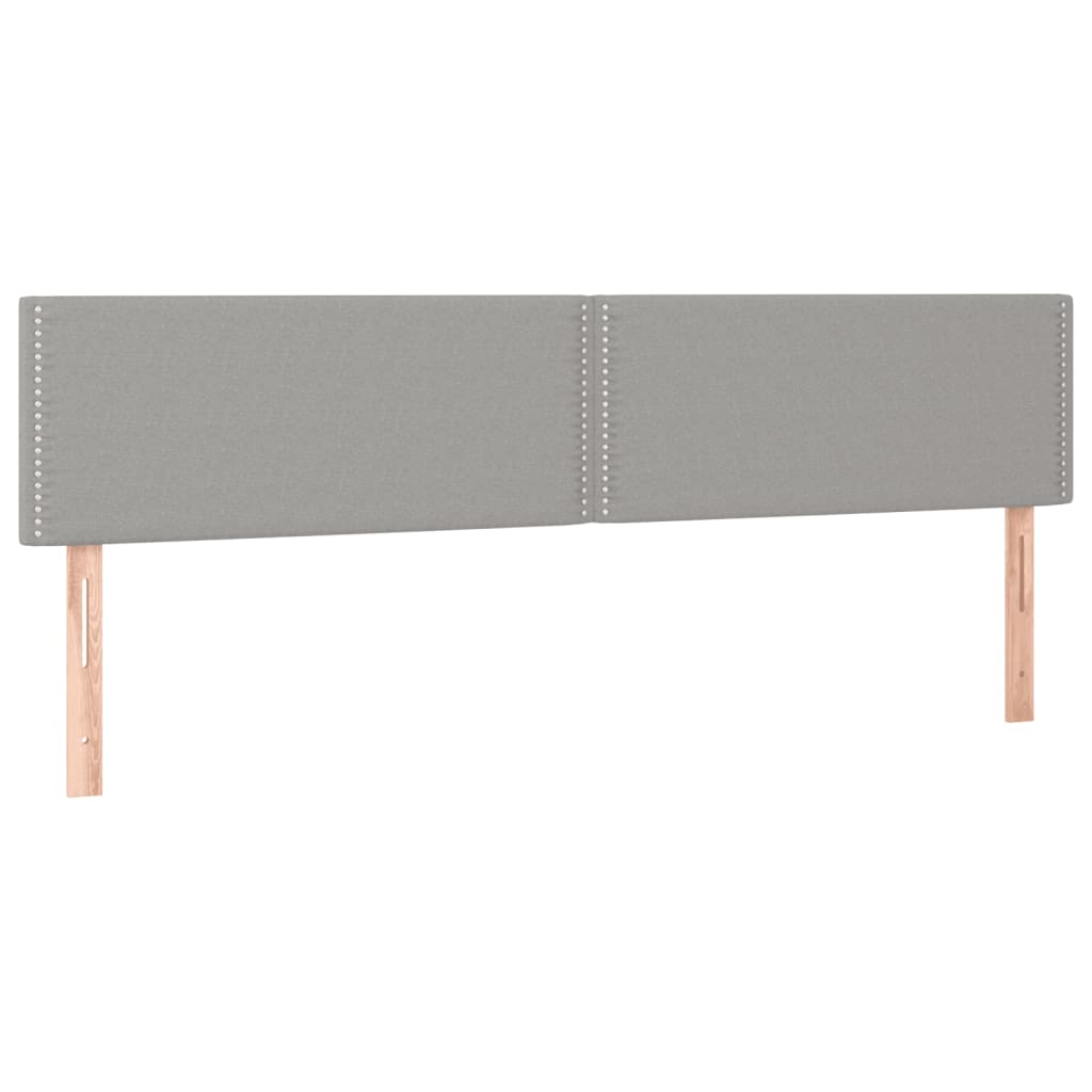 Krevet s oprugama i madracem svjetlosivi 120x190 cm od tkanine