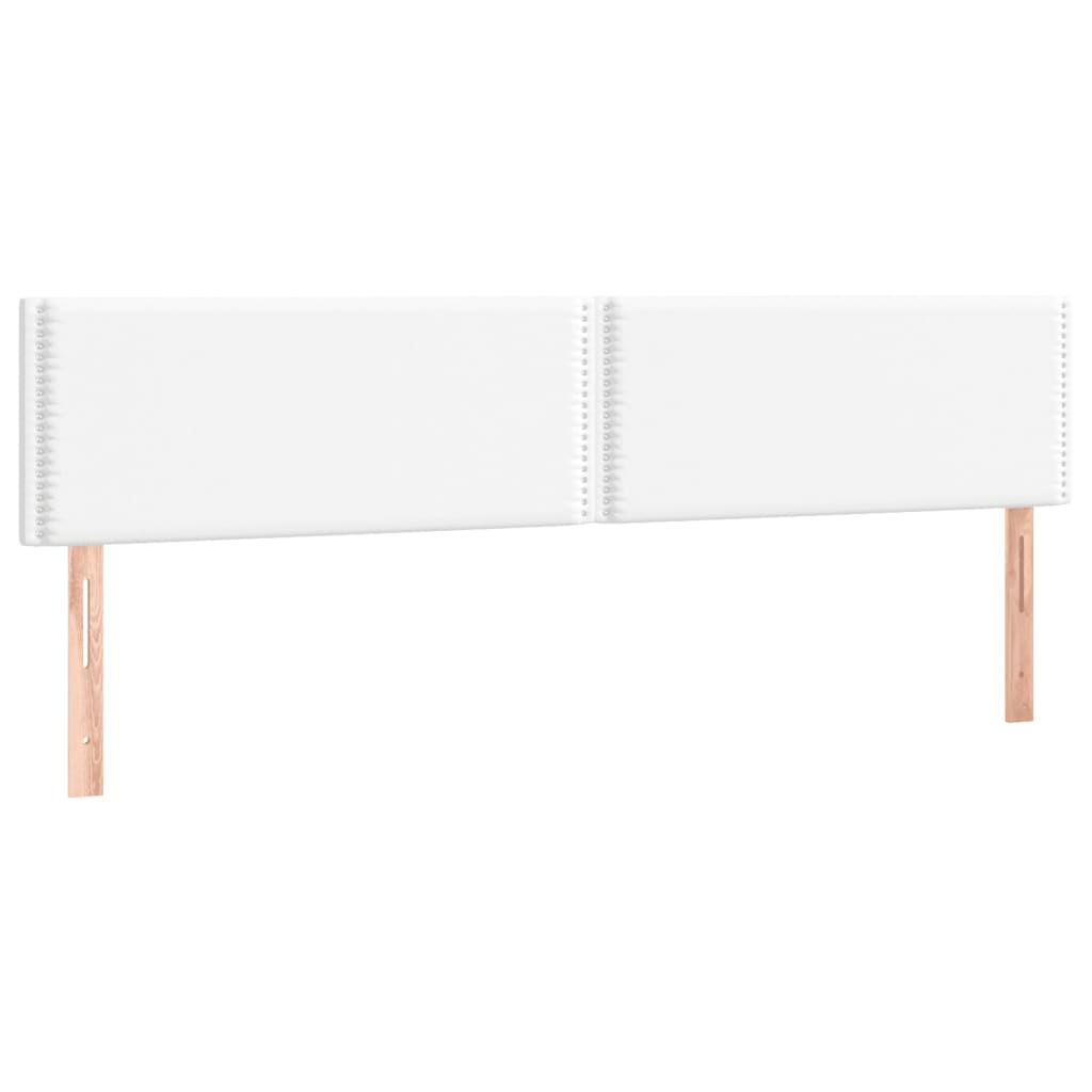Krevet box spring s madracem bijeli 120x190 cm od umjetne kože