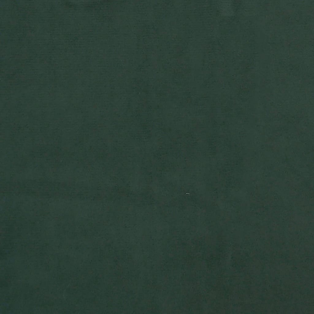 Krevet box spring s madracem tamnozeleni 120x190 cm baršunasti