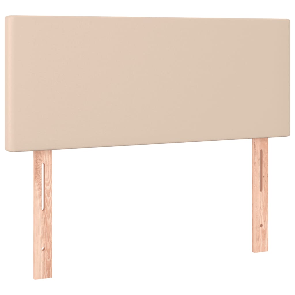 Krevet s oprugama i madracem LED 120x190 cm umjetna koža