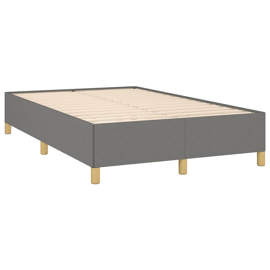 Krevet box spring s madracem crni 120 x 190 cm od tkanine
