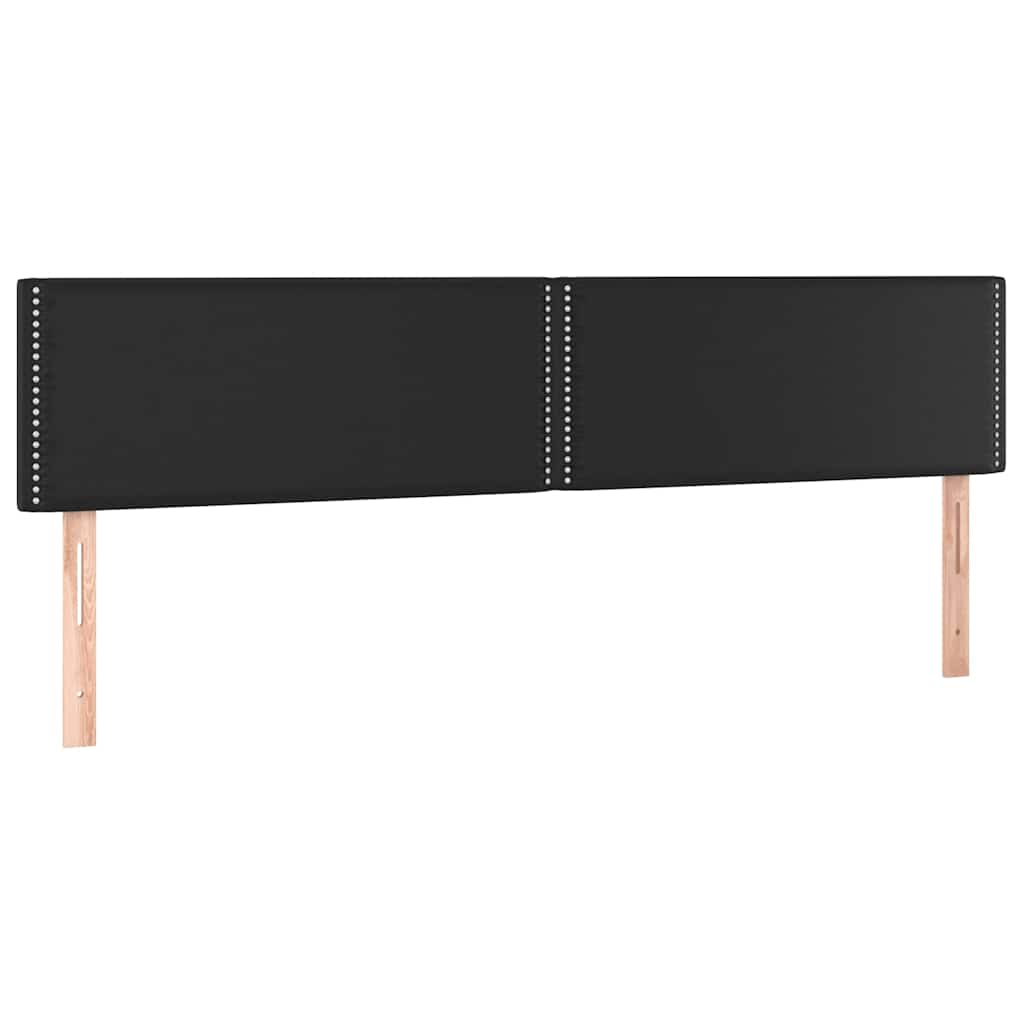 Krevet s oprugama i madracem crni 120x190 cm od umjetne kože