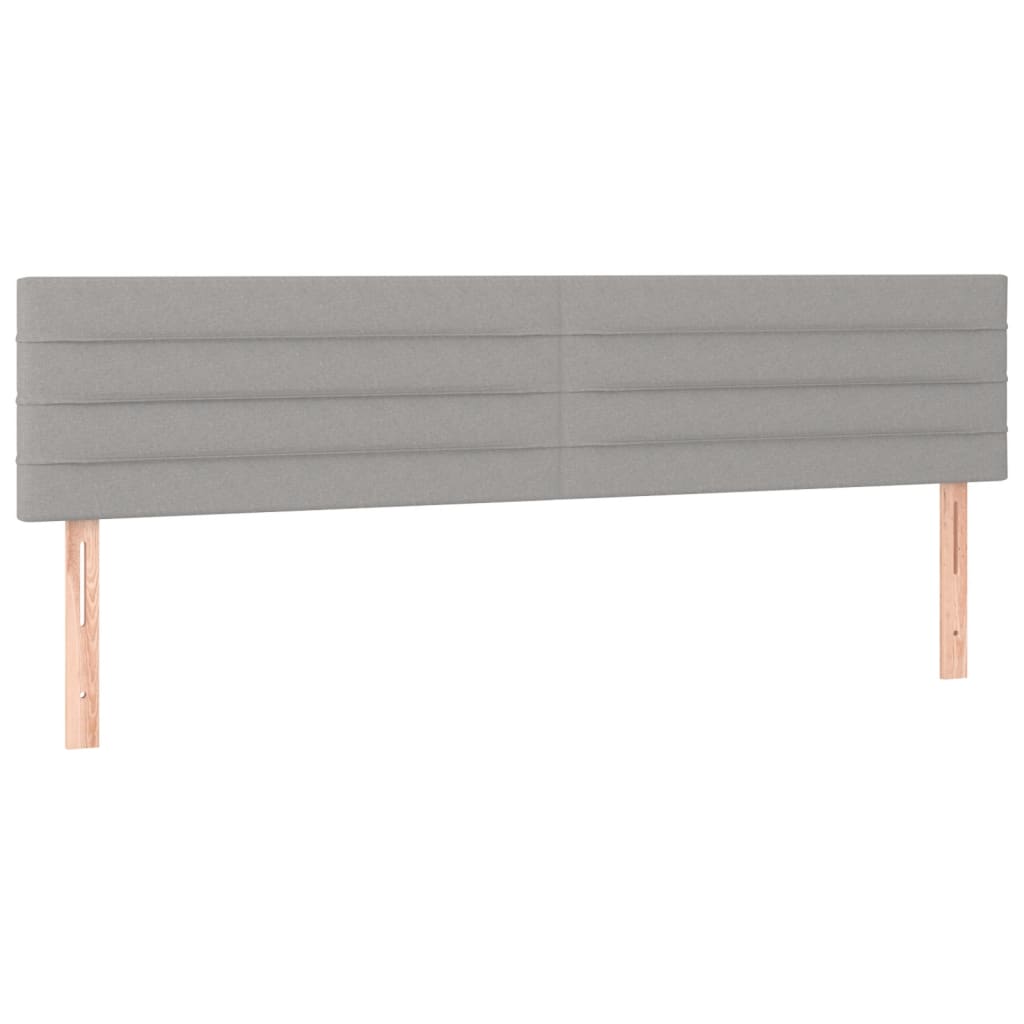 Okvir za krevet bez madraca svjetlosivi 120x190 cm od tkanine