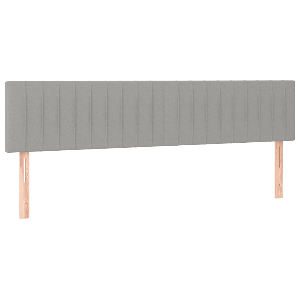 Okvir za krevet bez madraca svjetlosivi 120x190 cm od tkanine