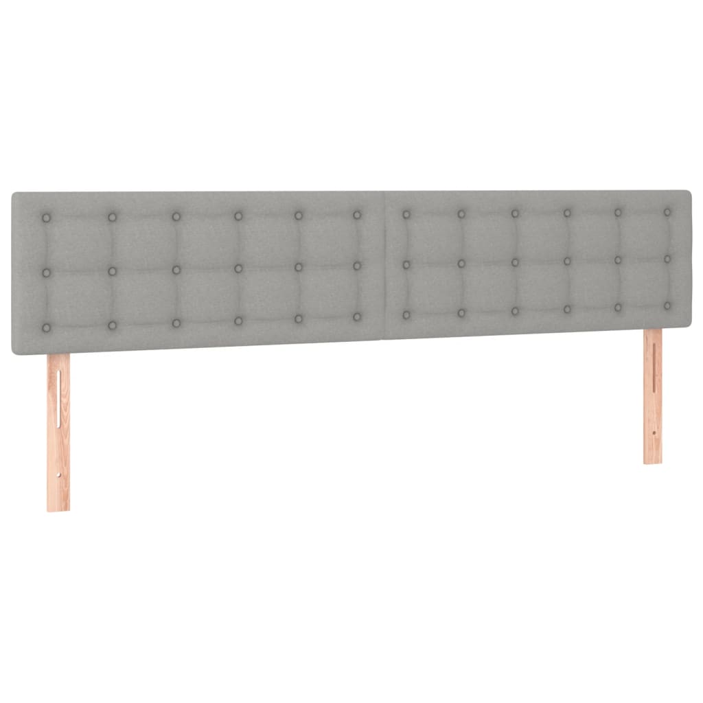 Okvir za krevet bez madraca svjetlosivi 120x190 cm od tkanine