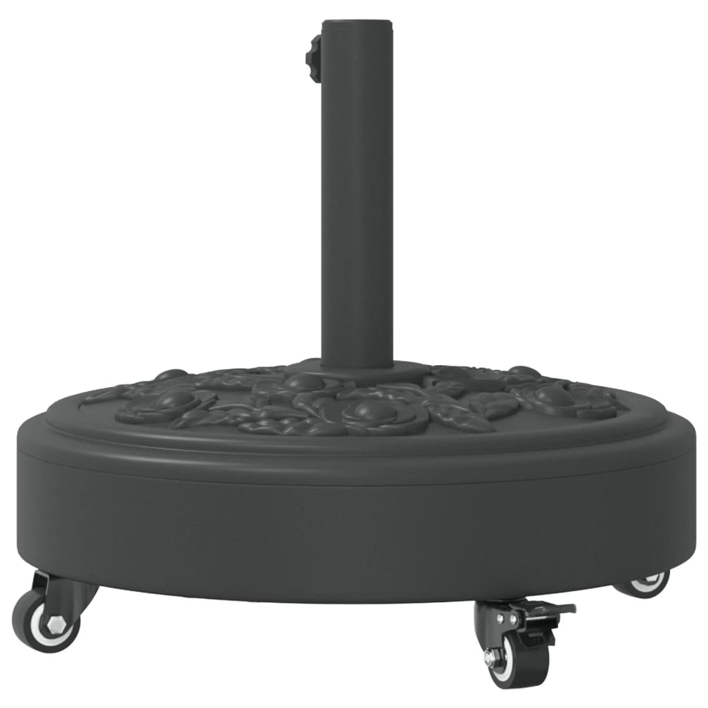 Baza suncobrana s kotačima za stupove Ø 38/48 mm 27 kg okrugla