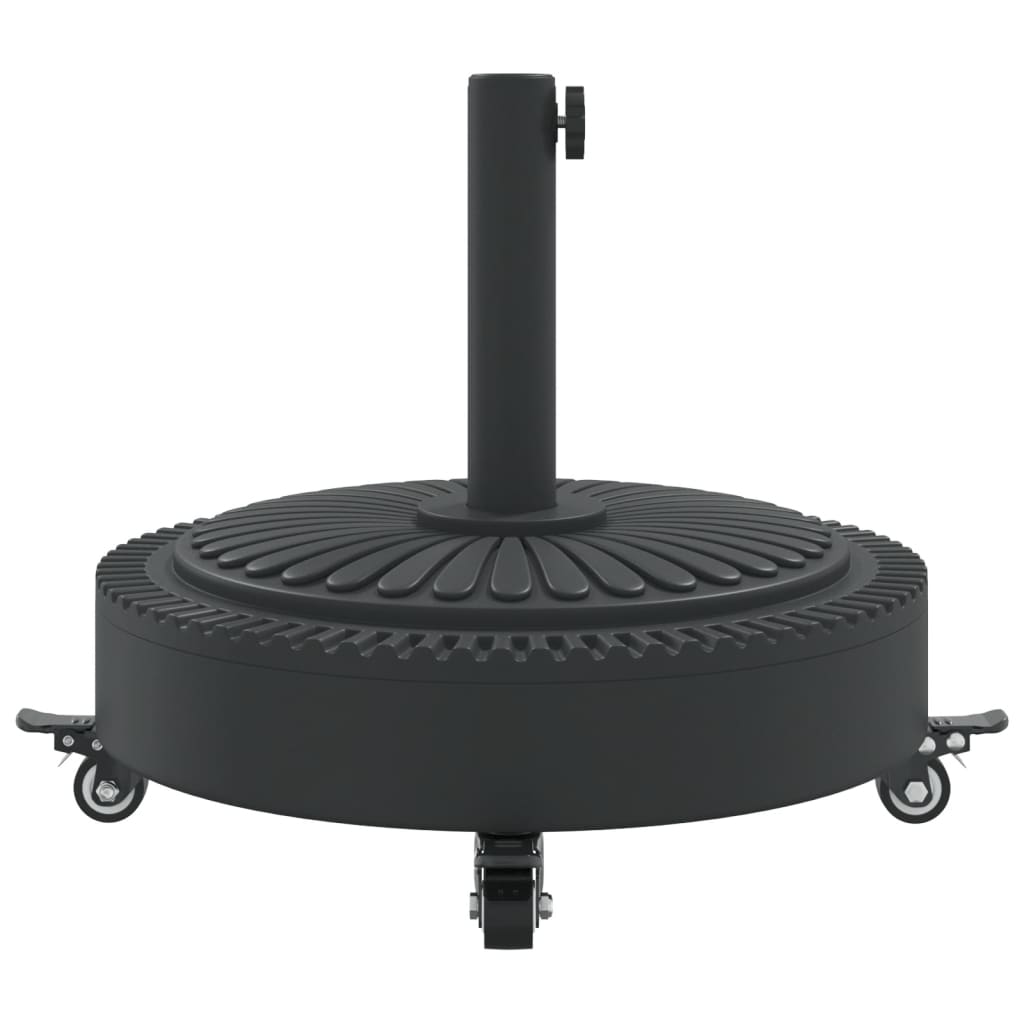 Baza suncobrana s kotačima za stupove Ø 38/48 mm 27 kg okrugla