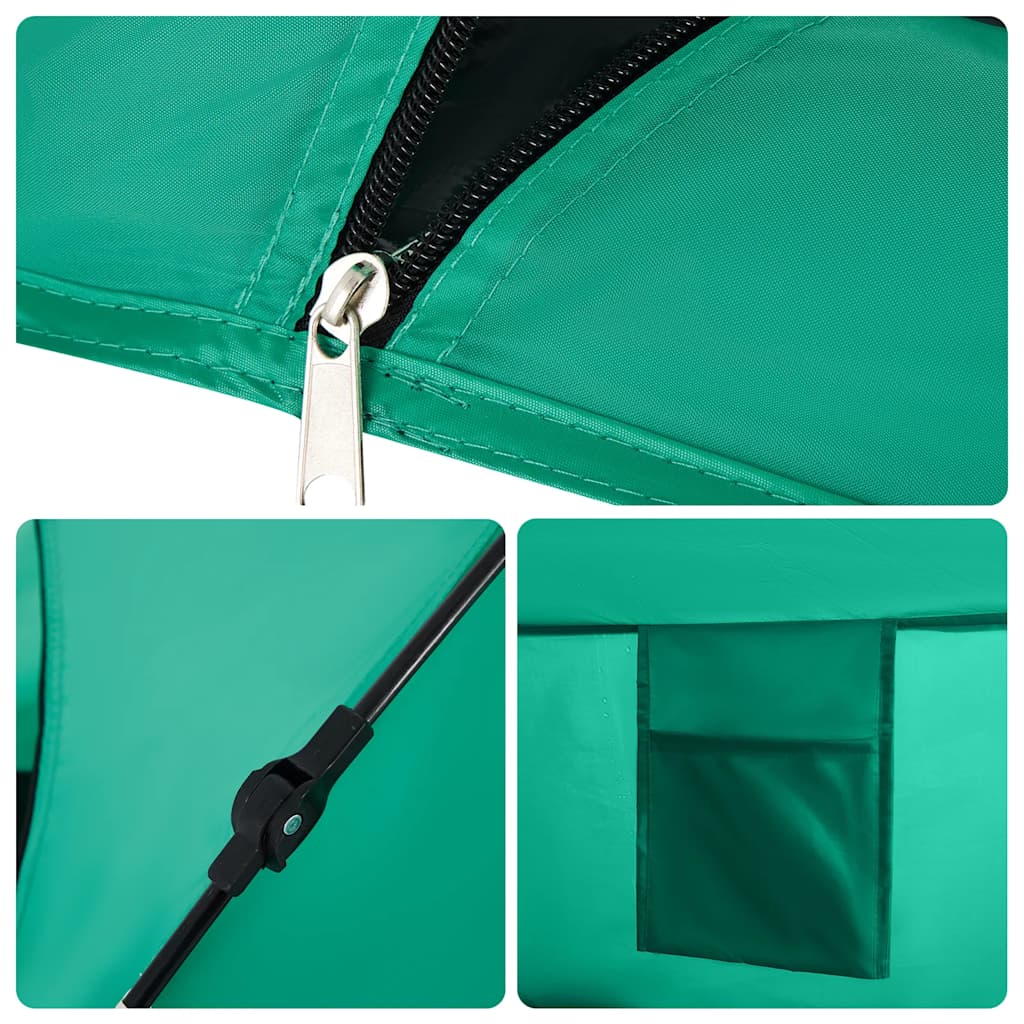 Šator za plažu za 2 osobe vodootporni morskozeleni