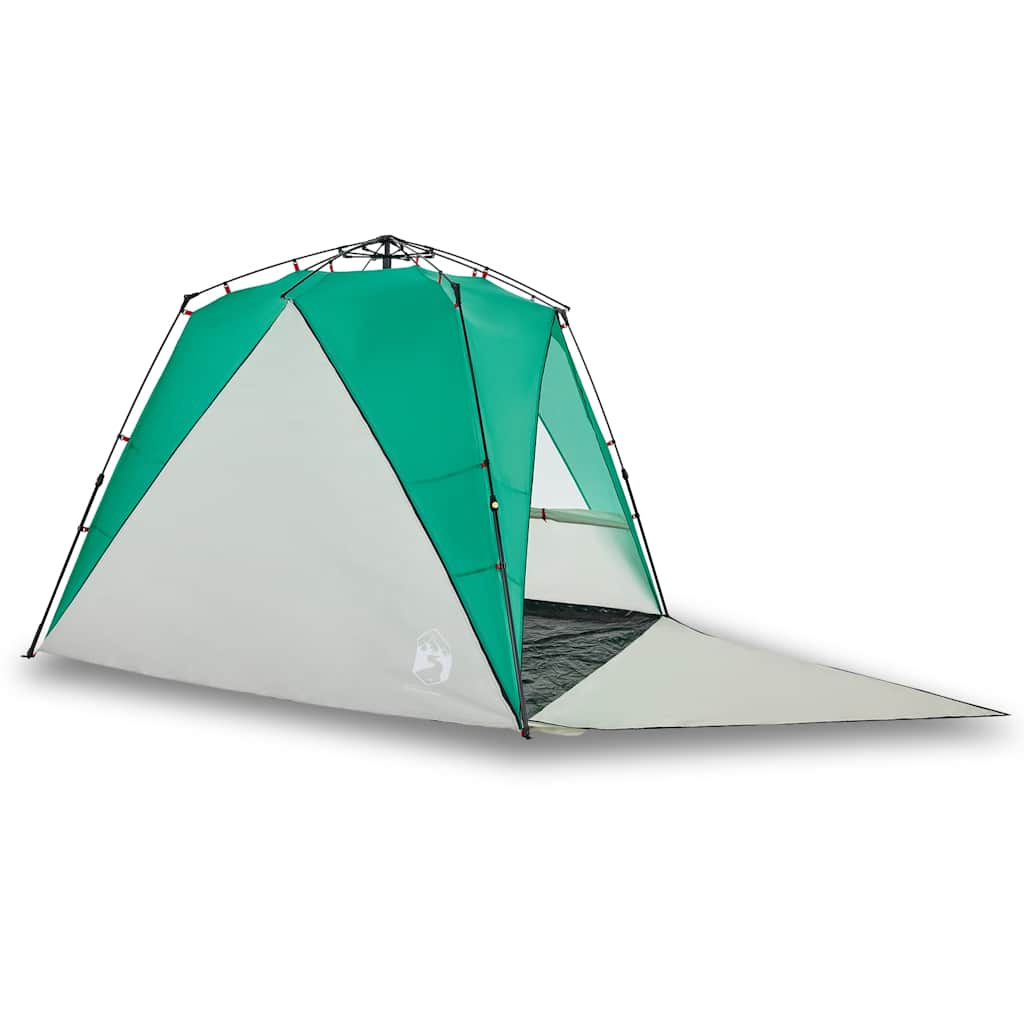 Šator za plažu za 4 osobe vodootporni morskozeleni