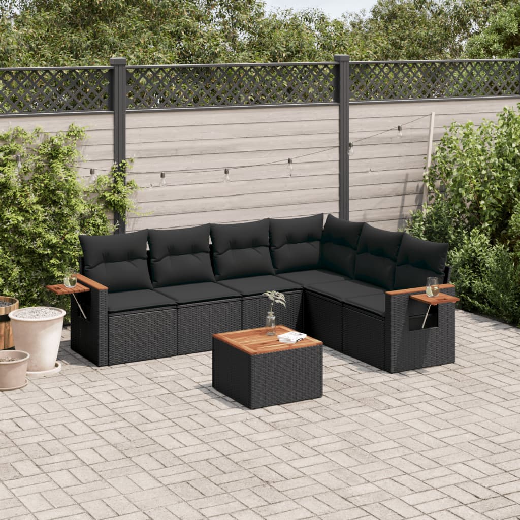 7-dijelni set vrtnih sofa od poliratana