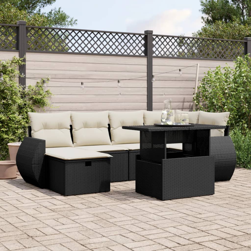 7-dijelni set vrtnih sofa od poliratana