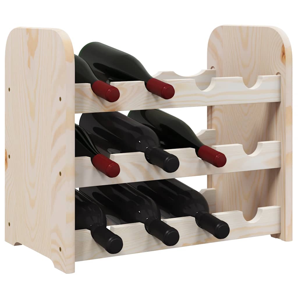 Stalak za vino 43 x 25 x 37 cm od masivne borovine
