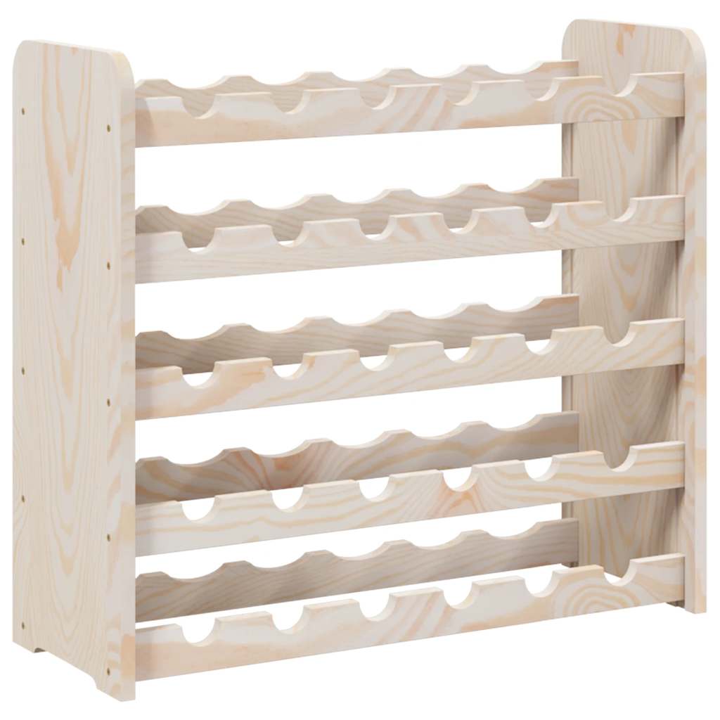 Stalak za vino 67,5 x 25 x 60 cm od masivne borovine