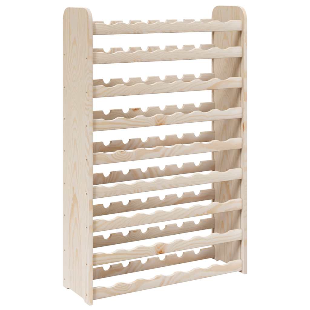 Stalak za vino 72,5 x 25 x 111,5 cm od masivne borovine