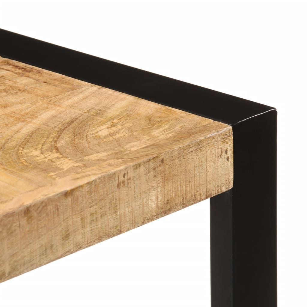 Blagovaonski stol 120 x 55 x 76 cm masivno grubo drvo manga