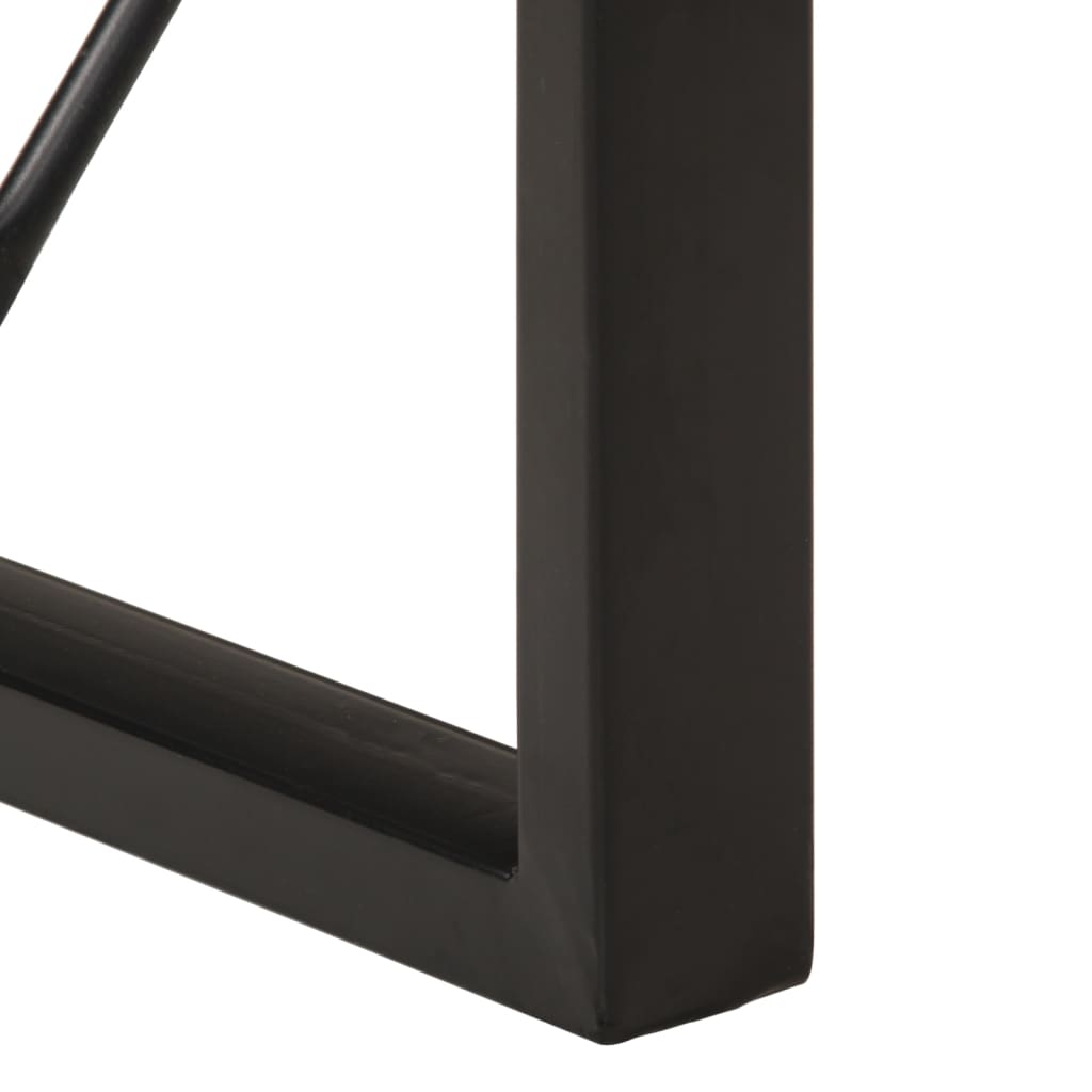 Blagovaonski stol 120 x 55 x 76 cm masivno grubo drvo manga