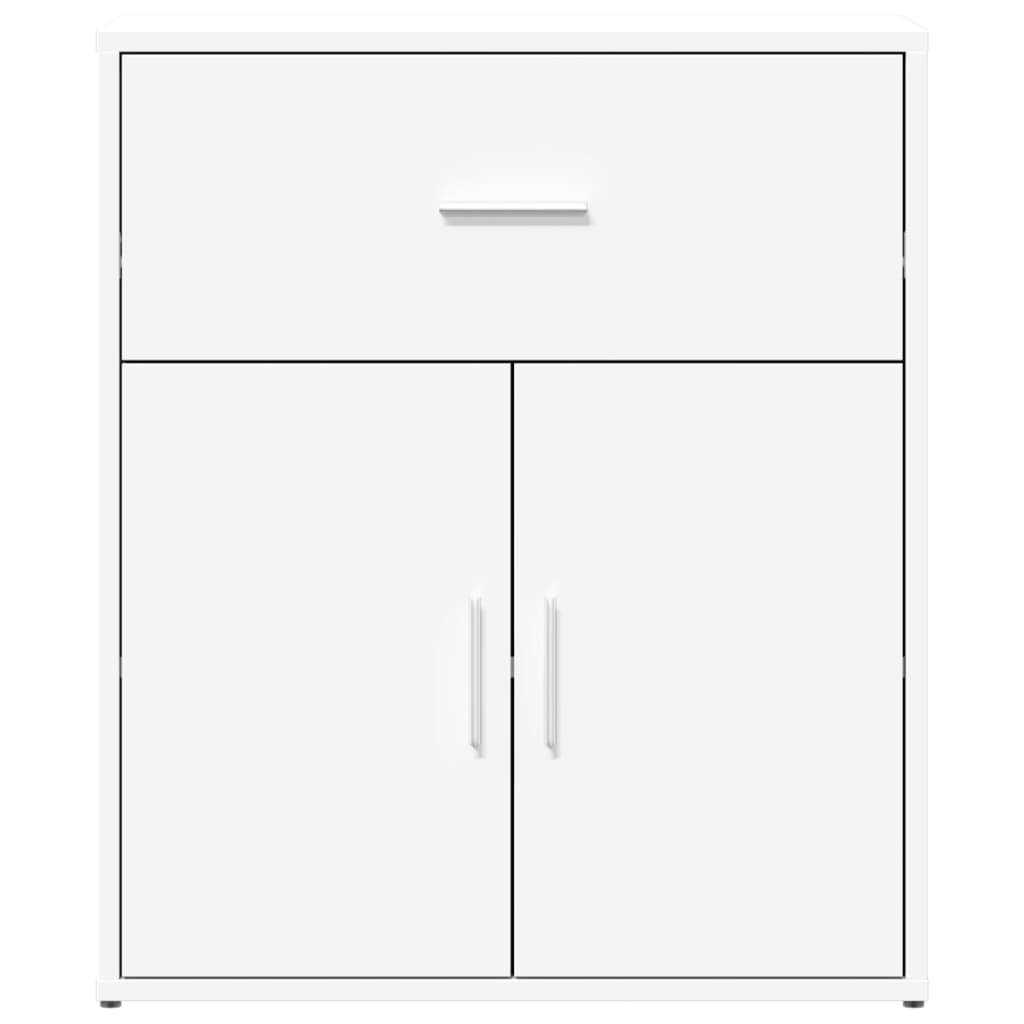 Komoda 2 kom bijela 60 x 31 x 70 cm od konstruiranog drva