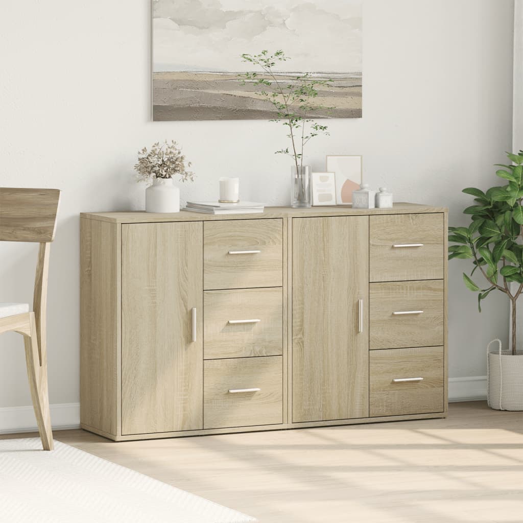 Komoda 2 kom sonoma hrast 60 x 31 x 70 cm od konstruiranog drva